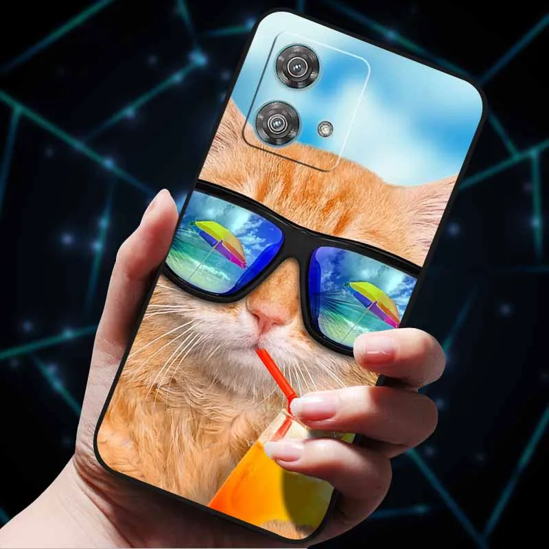 For Moto Edge 40 Neo Case 40Pro Phone Cover Soft Silicone Shockproof Fashion Bumper for Motorola Edge 40 Neo Cases Edge 40 5G image 4