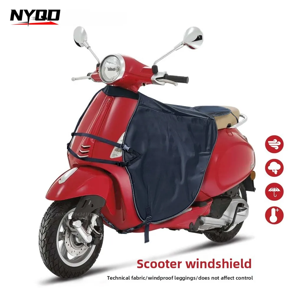 

Electric Vehicle Windshield Winter Circumference Oxford Cloth Rainproof Motorcycle Windshield Quilts cubre piernas moto скутер