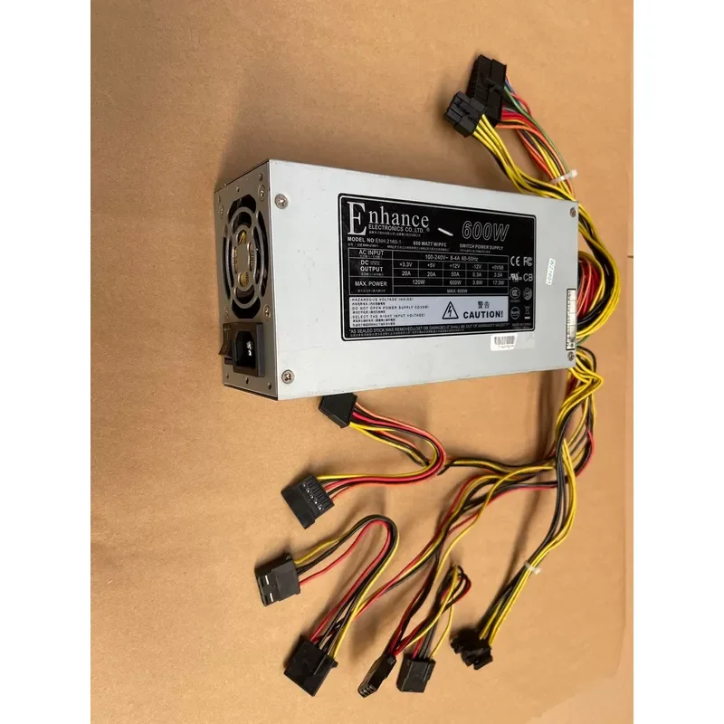 for Yiheng 600W 2U Server Power Supply ENH-2160-1 Original Disassembly