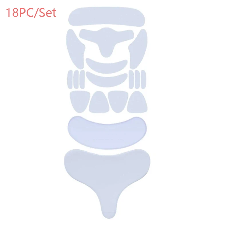 رقع سيليكون مضادة للتجاعيد قابلة لإعادة الاستخدام ، أشرطة قناع شد الوجه ، إزالة العين والجبهة والرقبة ، وسادة لاصقة مضادة للتجاعيد ، 18: 50