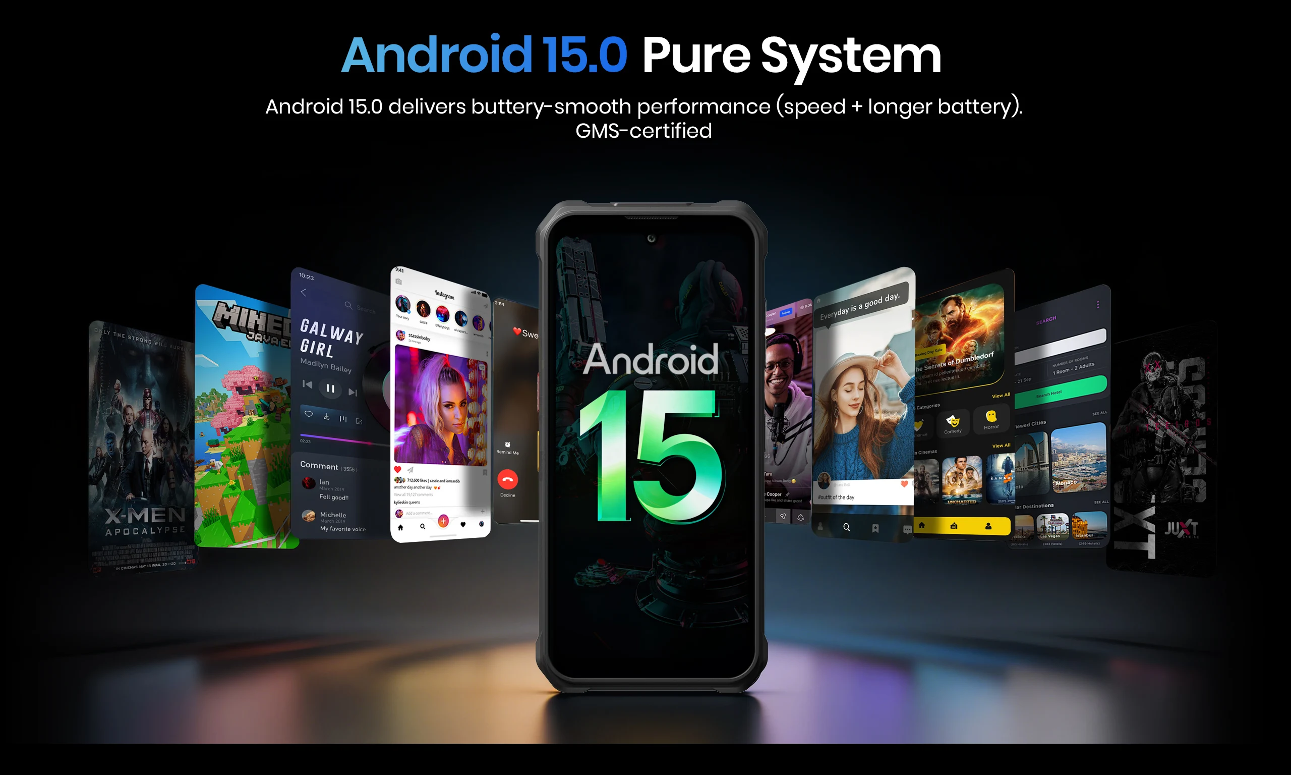 [Weltpremiere] Fossibot F110 Pro 5G Robustes Smartphone Android15 20 GB (8 + 12) + 128 GB 10000 mAh 20 W Telefon 6,745 Zoll HD + 50 MP + 8 MP NFC – Detail 14