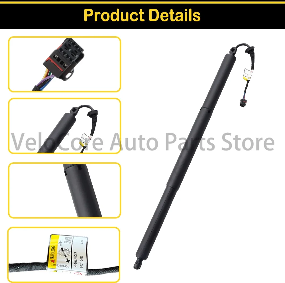 Rear Trunk Power Lift Support for Audi Q8 2019-2020 4M8827851D Heavy Duty Quiet & Rust Resistant