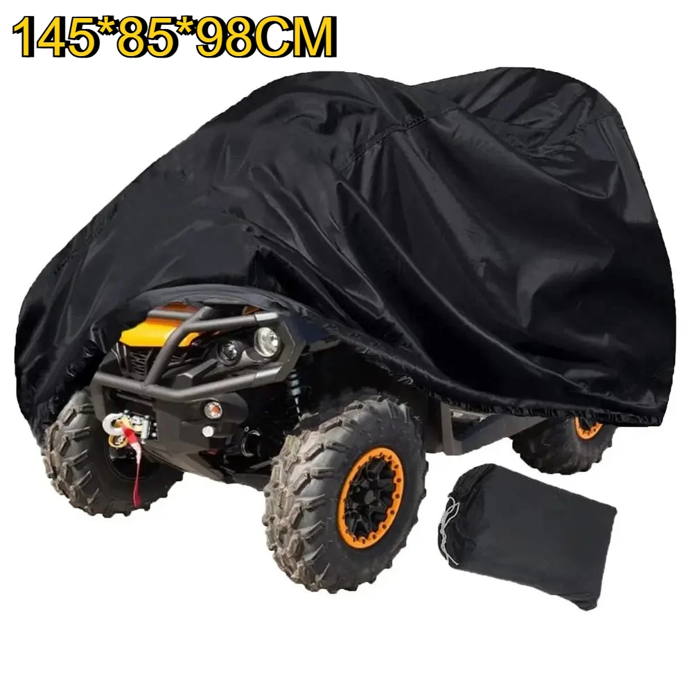

Сверхмощный чехол для квадроцикла, водонепроницаемый, ветрозащитный, 4-колесный чехол для хранения квадроцикла, черный, всепогодный, автомобильные чехлы для квадроциклов