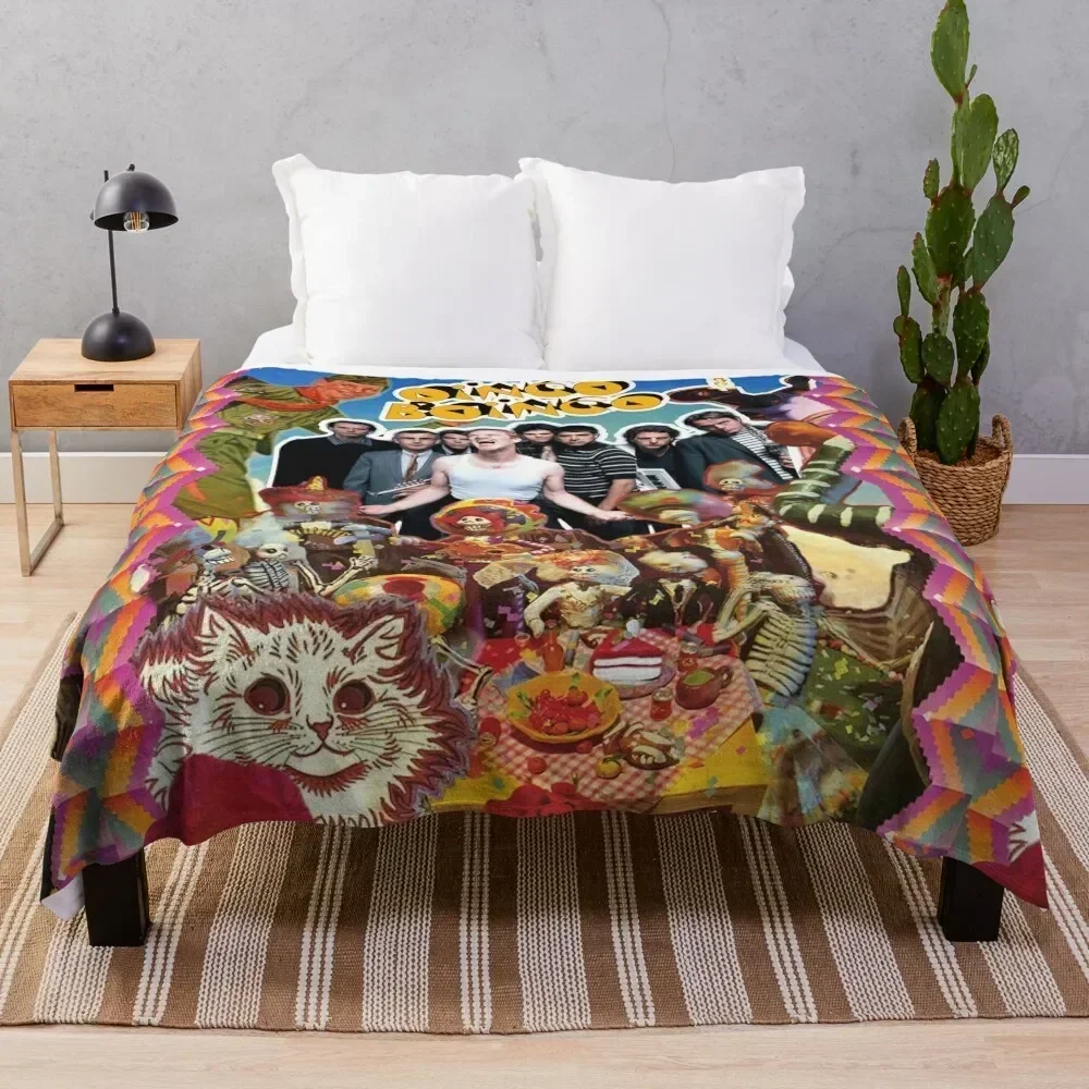 

Oingo Boingo Throw Blanket Machine Washable Soft Warm Blanket