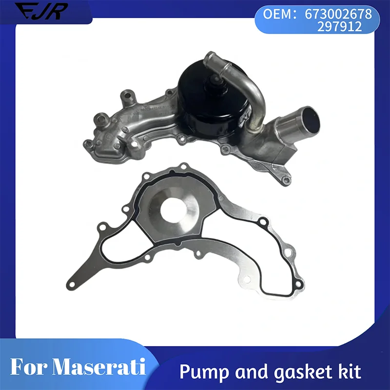 Engine Parts Water Pump & Gasket Kit Fit  For Maserati Quattroporte Ghibli Levante 3.0 V6 Cars ccessories 297912 673002678