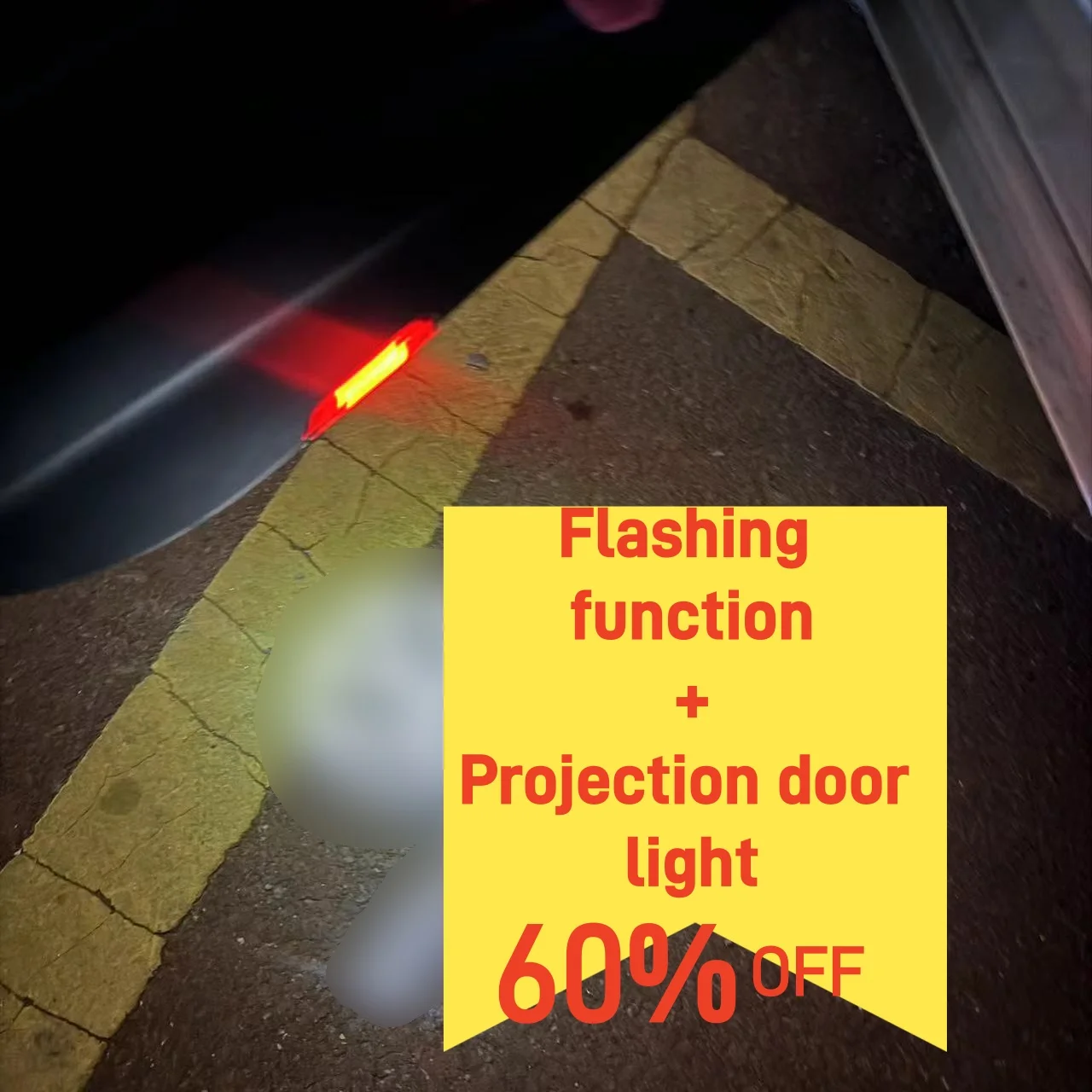 Projection door light welcome light warning light For VW Logo 2-in-1 function Flashing warning lights  Projection door light