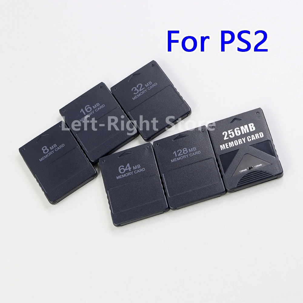 50PCS For Sony PlayStation 2 PS2 Extended Card Game Saver 8M 16M 32M  64M 128M 258MB Memory Card Save Game Data Stick Module