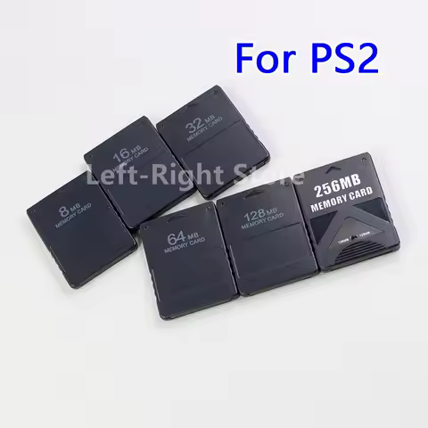 50PCS For Sony PlayStation 2 PS2 Extended Card Game Saver 8M 16M 32M 64M 128M 258MB Memory Card Save Game Data Stick Module