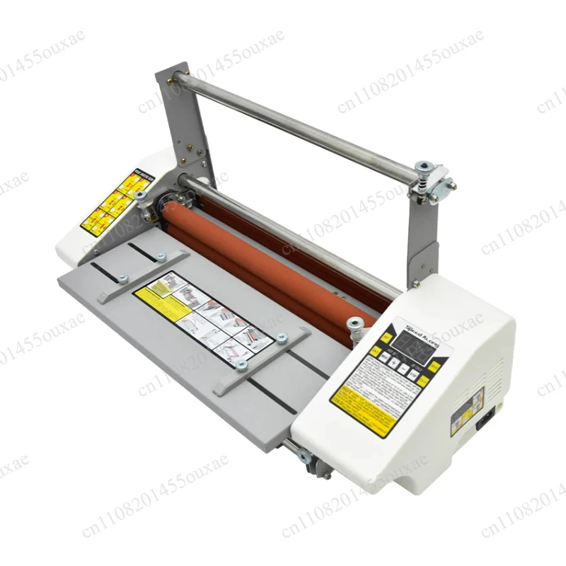 9350T A3+ Cold Hot Roll Laminator English Version Film Photo Thermal Laminating Machine 0.3-3m/min Speed