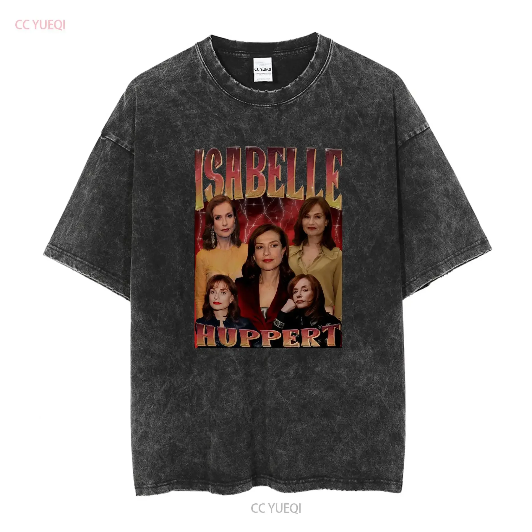 Isabelle HupperT T Shirt SweaT Sweater Cotton Clothing long or short sleeves vintage Washed Stylish Casual Stretched Versatile