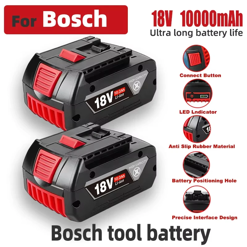 

New High capacity Pro Core 18V 10.0Ah Lithium-Ion Battery Pack GBA18V80 for Bosch 18 Volt MAX⚡Cordless Power Tool Drills