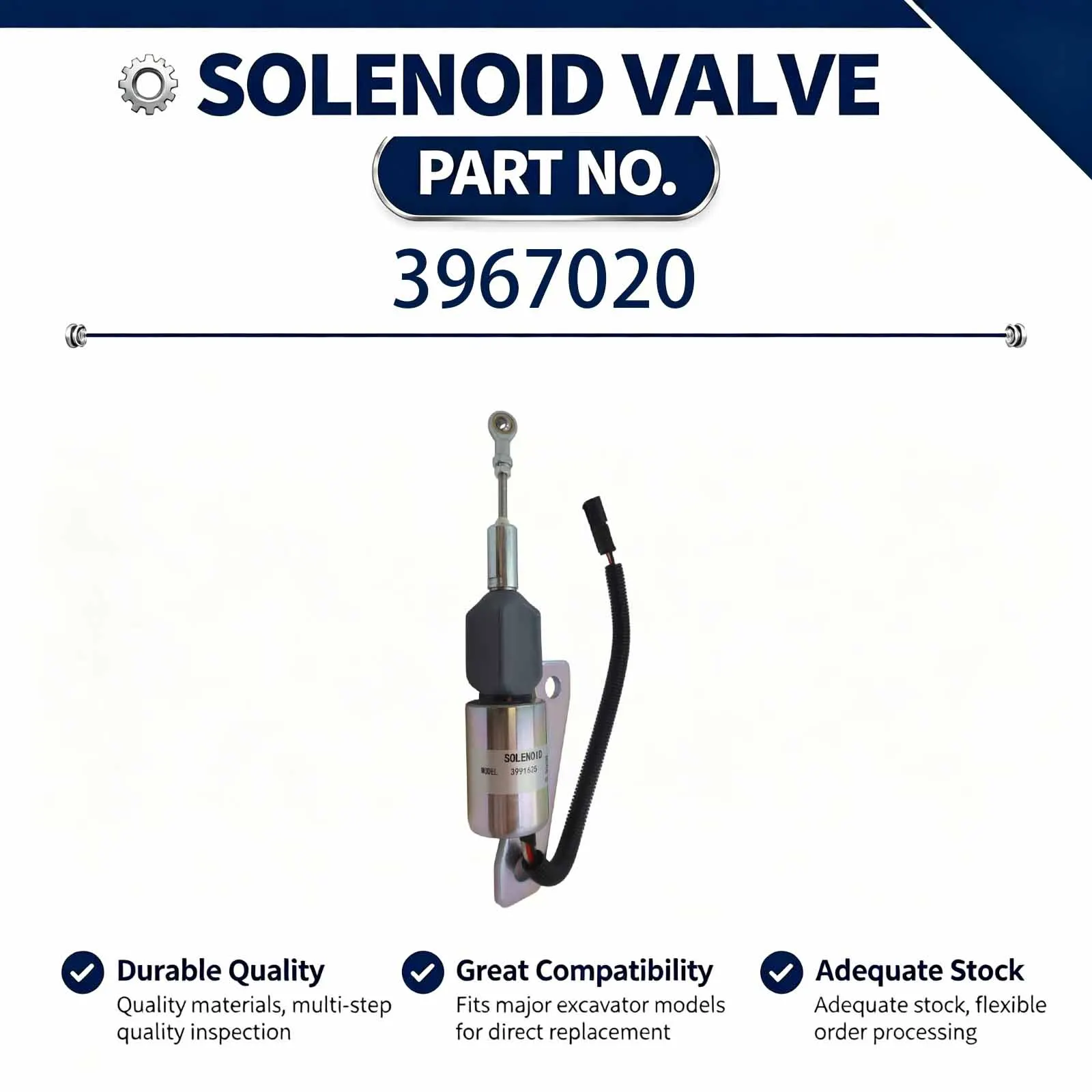 solenoid valve FZZ3044ME Compatible for  CUMMINS 6BT 5.9L