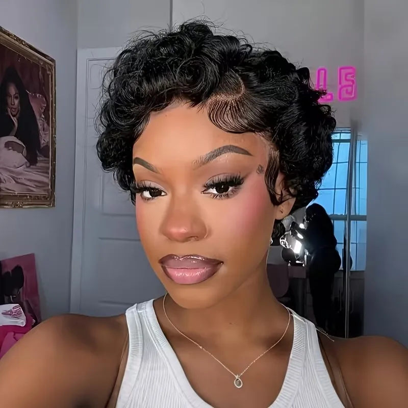 Short Curly Wigs Tr… - image