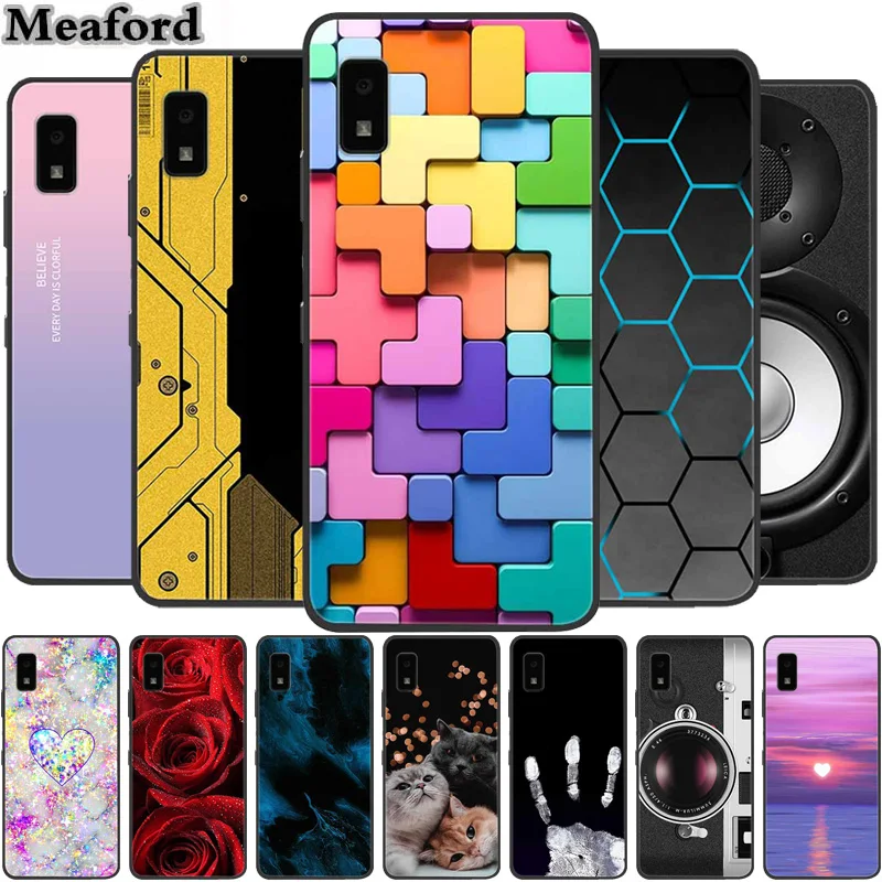 Coque For Sharp Aquos Wish3 Luxury TPU Soft Silicone Phone Cover for Sharp Aquos Wish 3 Case Love Shockproof A302SH SH-53D Capa