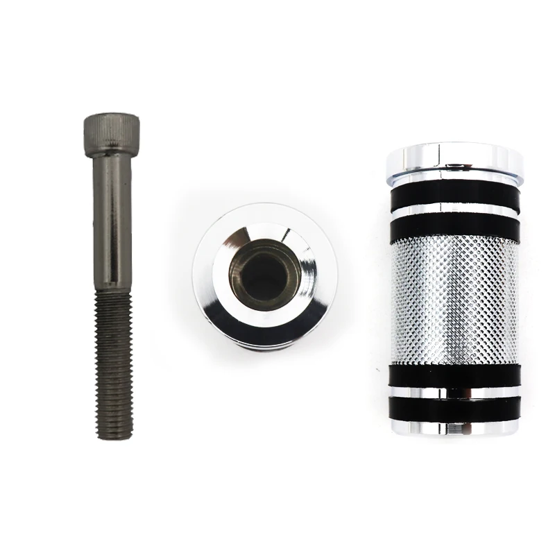 Preto/cromado alavanca de mudança de engrenagem da motocicleta apoio para os pés shifter peg cnc alumínio para electra glide harley sportster 883 1200