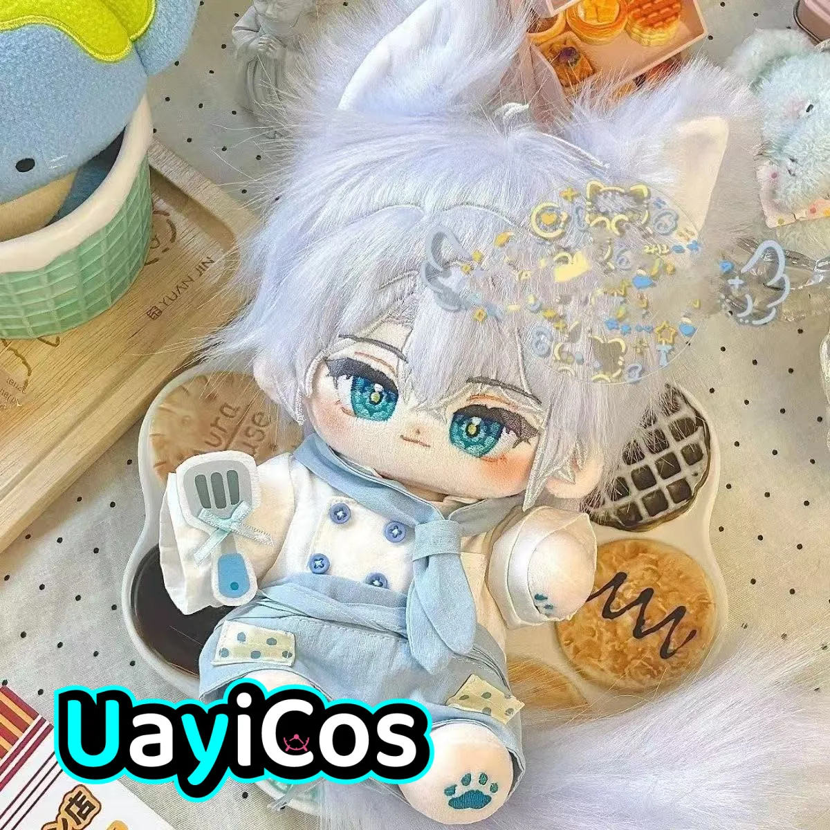 

В наличии 20 см Genshin Impact Khaslana Phainon, мягкие плюшевые игрушки, плюшевая кукла, одежда, подушка, аниме, украшения, фигурка, игра, игрушка для детей Gi