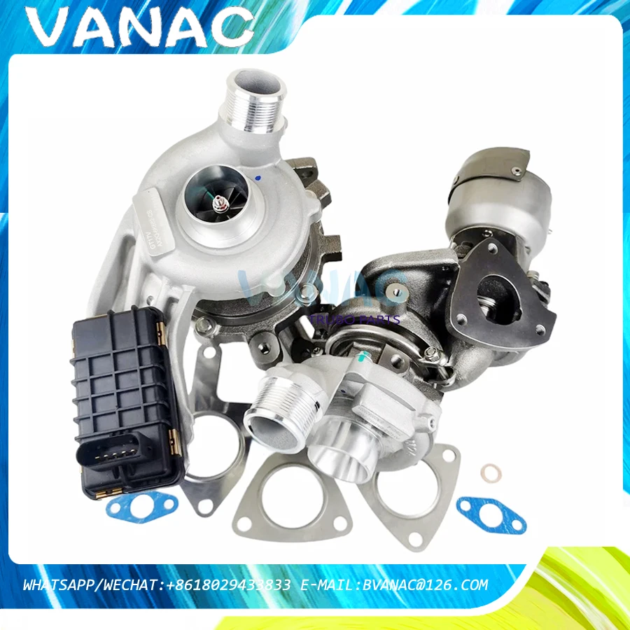 GTB1749VK 778401 Turbo charger for Land Rover Discovery IV GTC1444Z 778400 Jaguar XF 155/180 Kw TDV6 Twin Turbocharger
