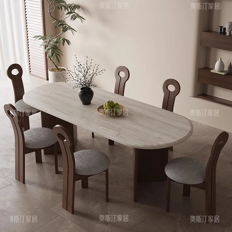 Center Balcony Dining Table Service Wood Salon Luxury Balcony Nordic Conference Dining Table Tourist Muebles Kitchen Furniture