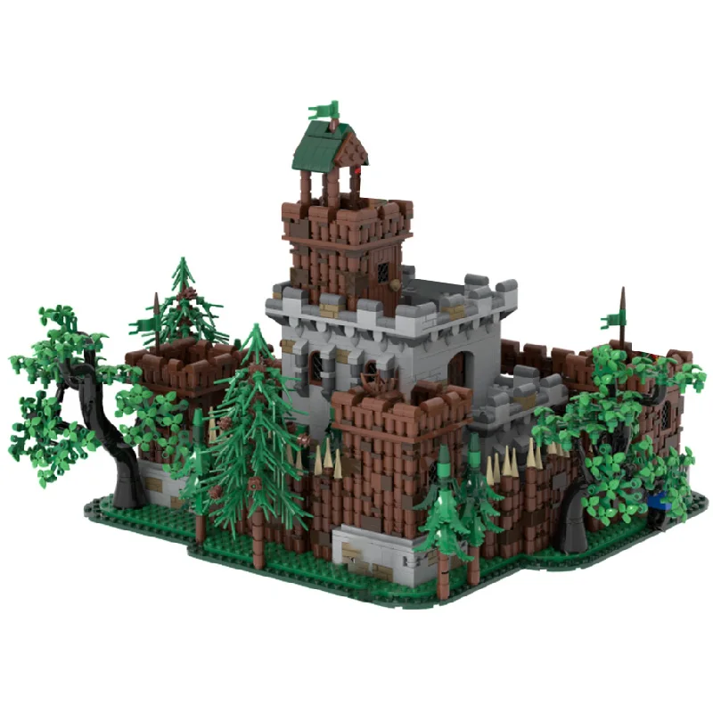 3822 PCS MOC Middeleeuwse Guardian Fortress Bouwsteen Retro Architectuur Model Display Speelgoed Voor Kinderen DIY Montage Verjaardagscadeautjes