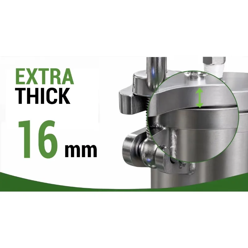 Sanitary Bag Filter Housing With DN32 Flange For Beverage Production Line In 304 SS