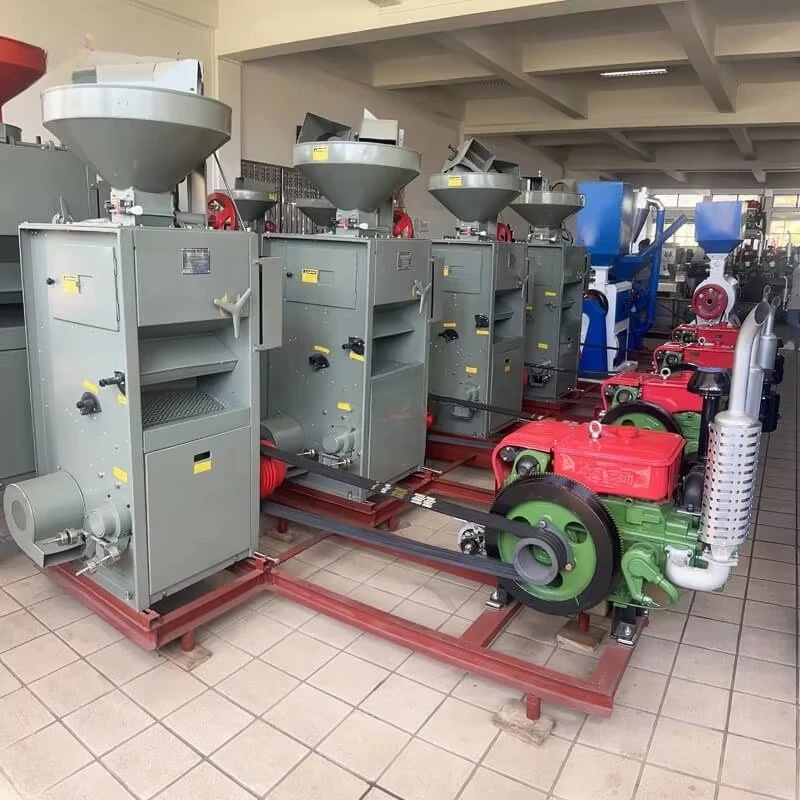 آلة خط مصنع مطحنة الأرز الأوتوماتيكية - مخرج عالي السعة 1200-1500 كجم/ساعة #4