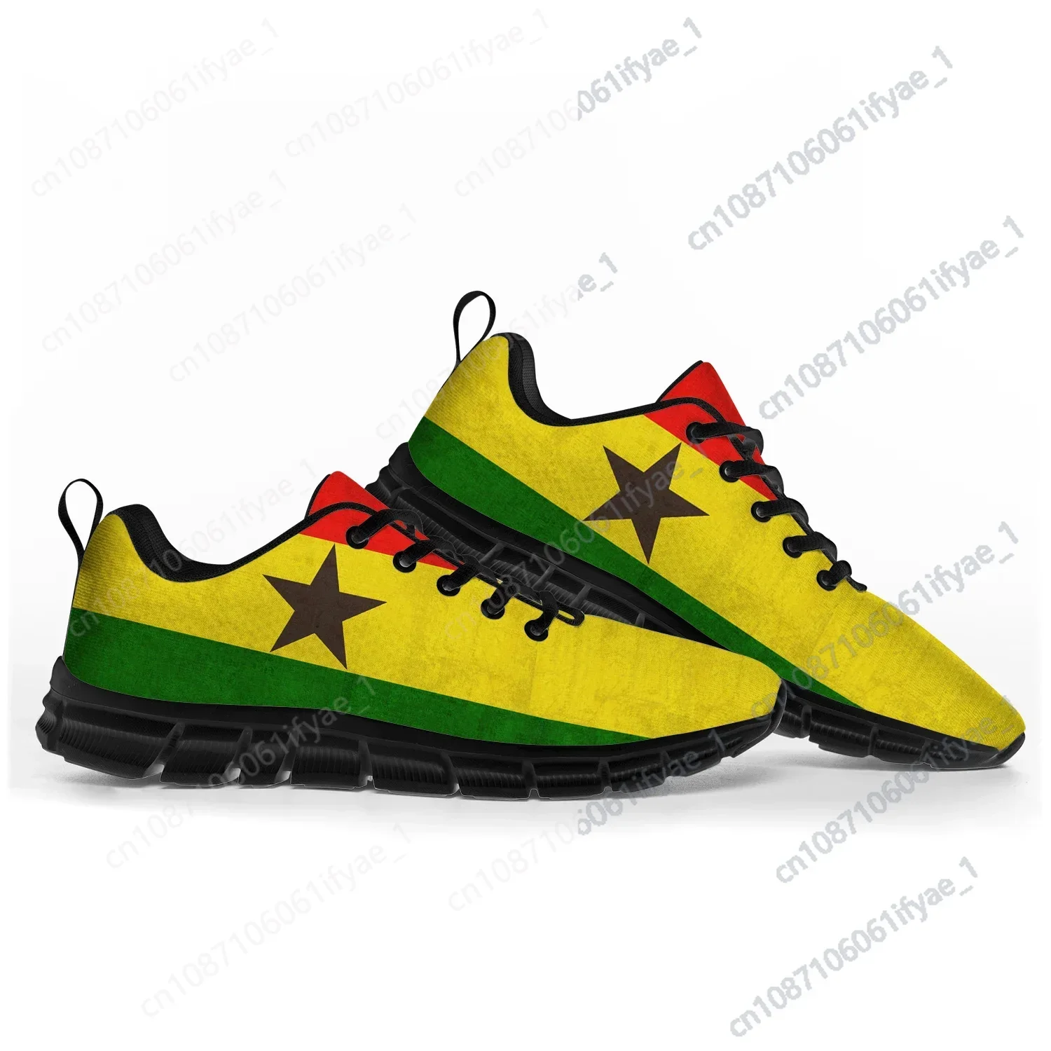 Ghanaian Flag Sports Shoes Mens Womens Teenager Kids Children Sneakers  Ghana Casual Custom High Quality Couple Shoes