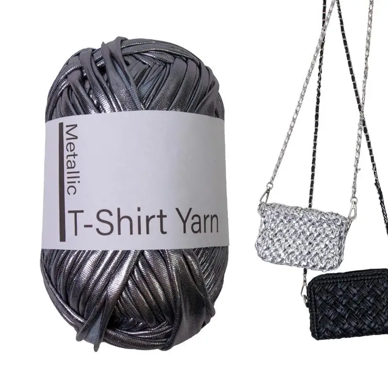 Yarn For Crochet Comfortable T-Shirt Crocheting Yarn Fashionable Crochet Knitting Yarn T-Shirt Yarn For Crocheting Shine Yarn