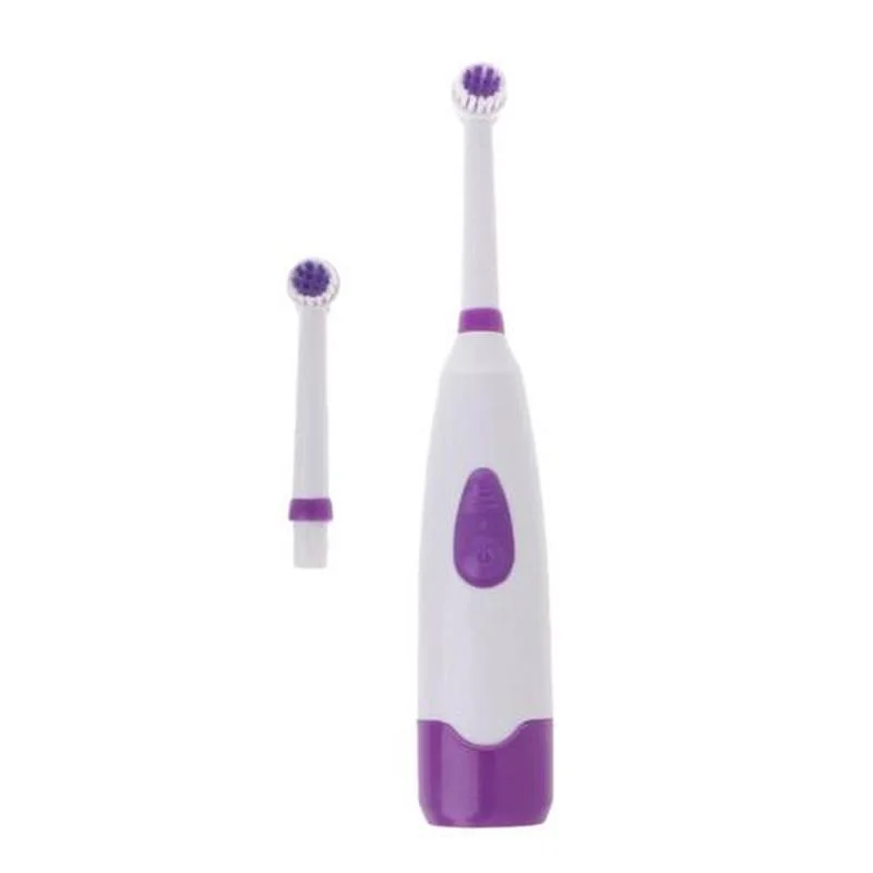 Electric toothbrush waterproof rotary delivery two soft bristle toothbrush heads children\'s toothbrush adult toothbrush