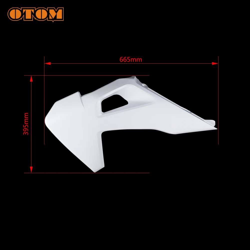 OTOM Motorcycle Fuel Tank Guard Left Right Side Panels Protector Cover For HUSQVARNA FC250 FE350 FX450 TC125 TE150 300 2019-2023