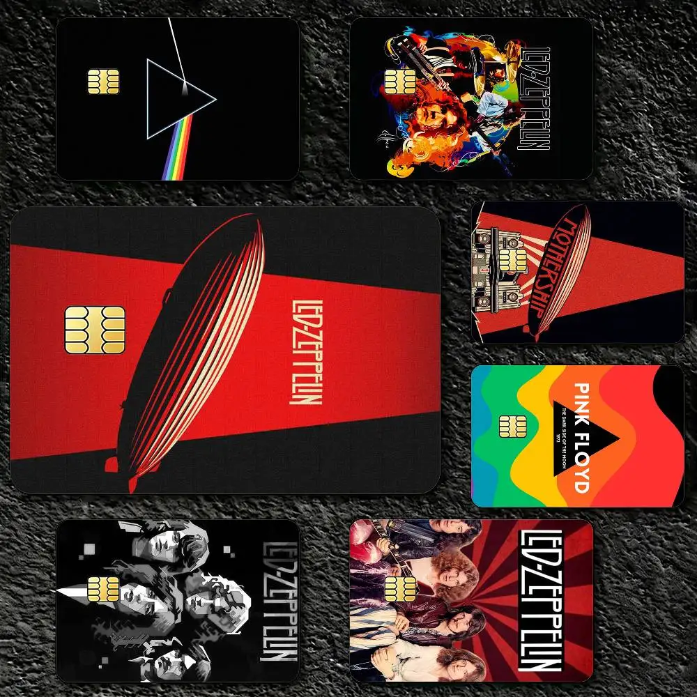 Rock L-Led Z-Zeppelin Band Decorative Waterproof Film Skin Cover Credit Card Stickers Debit Front Bank Bus Pass