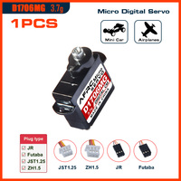 AFRC D1706MG 3.7g Metal Gear Micro Digital Servo 0.065sec Fast For Mini RC Car Indoor 3D Flight Airplane Parts and Accessories