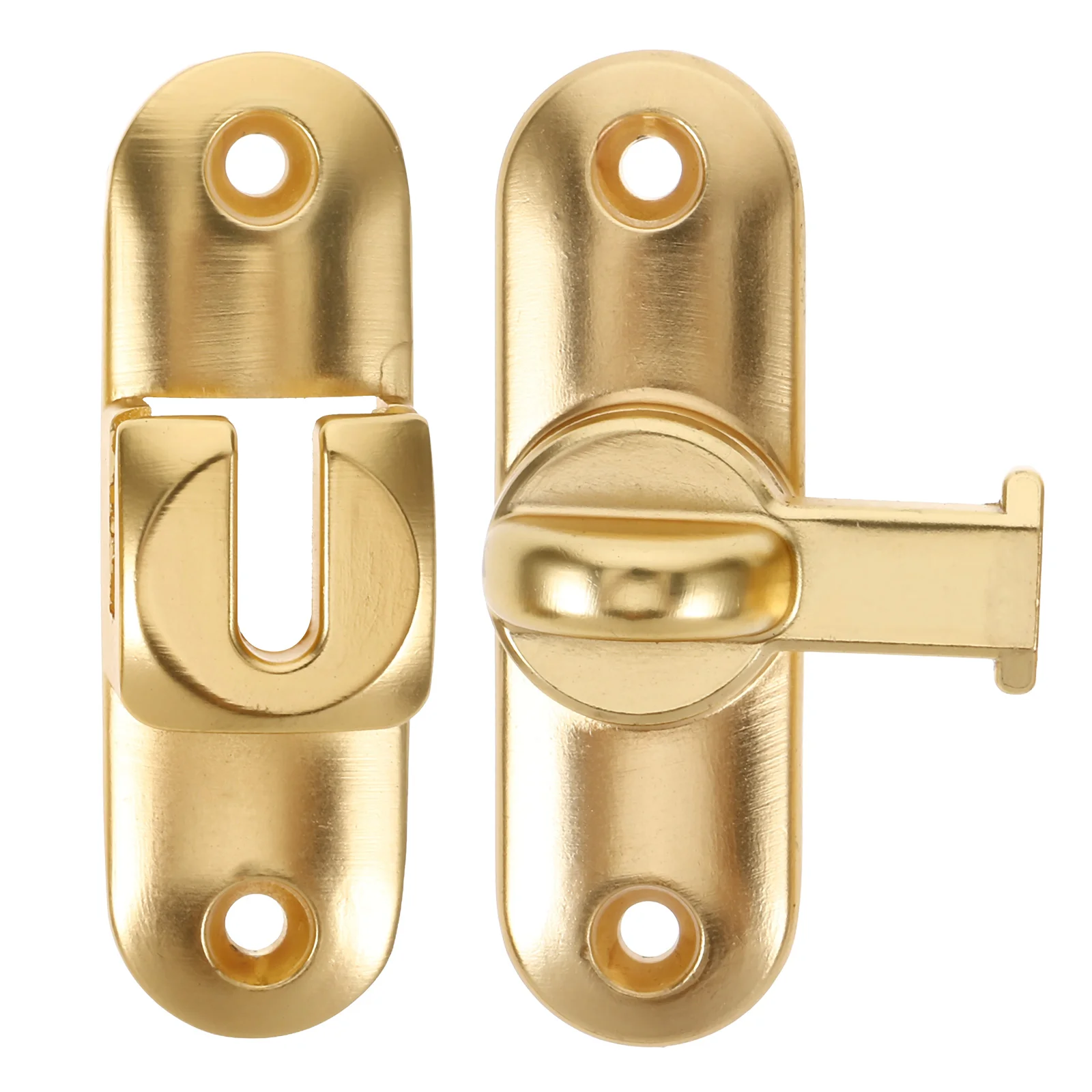 

Zinc Alloy Barn 90 180 Degree Sliding Gate Hardware Latch for Interior Doors Bathroom Door Lock Versatile