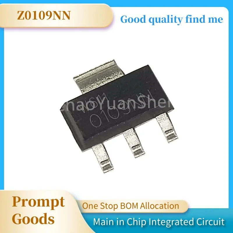 1pcs/lot 0109NN Z0109NN ZO109NN Z0109NN0 Z9N SOT223 Bidirectional thyristor 1A 800V New original