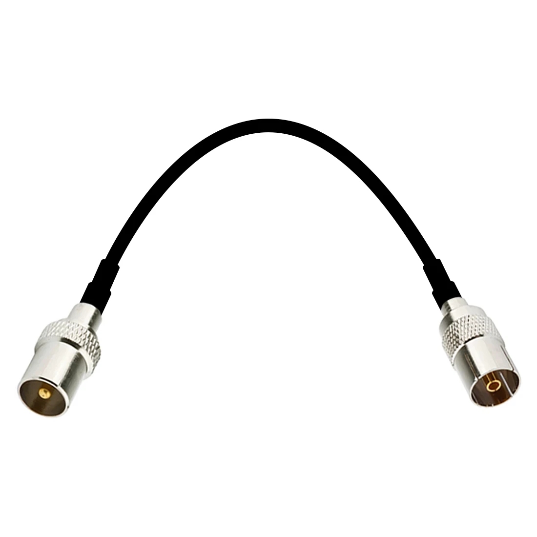 Rg174 Kabel Iec Pal Dvb-T Tv Naar F Mannelijke Stekker & Vrouwelijke Jack Rf Jumper Pigtail Adapter 15Cm