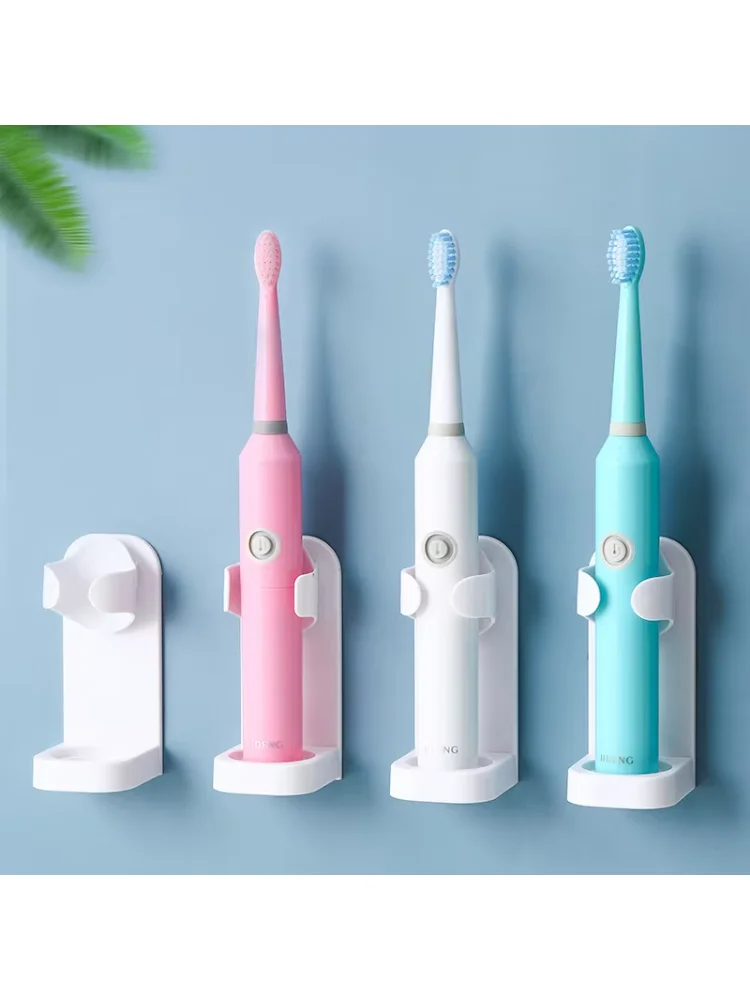 Traceless Toothbrush Holder Bath Wall-Mounted Electric Toothbrush Holders Adults Toothbrush Stand Hanger Bathroom Accessories
