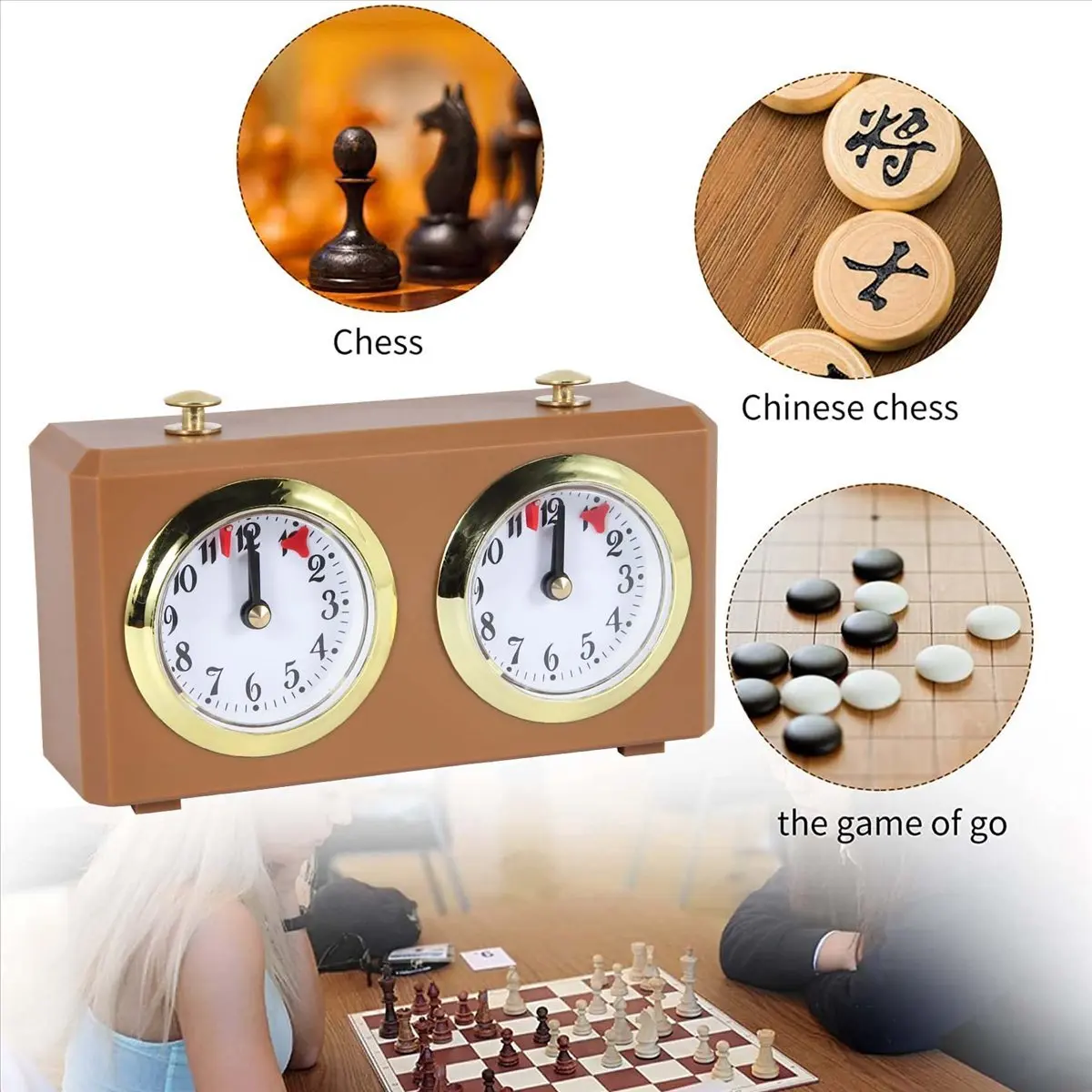 Mechanical Chess Clock for Chess Game Timer Clock No Battery Needed Hight Quality Tools Sets You May Like