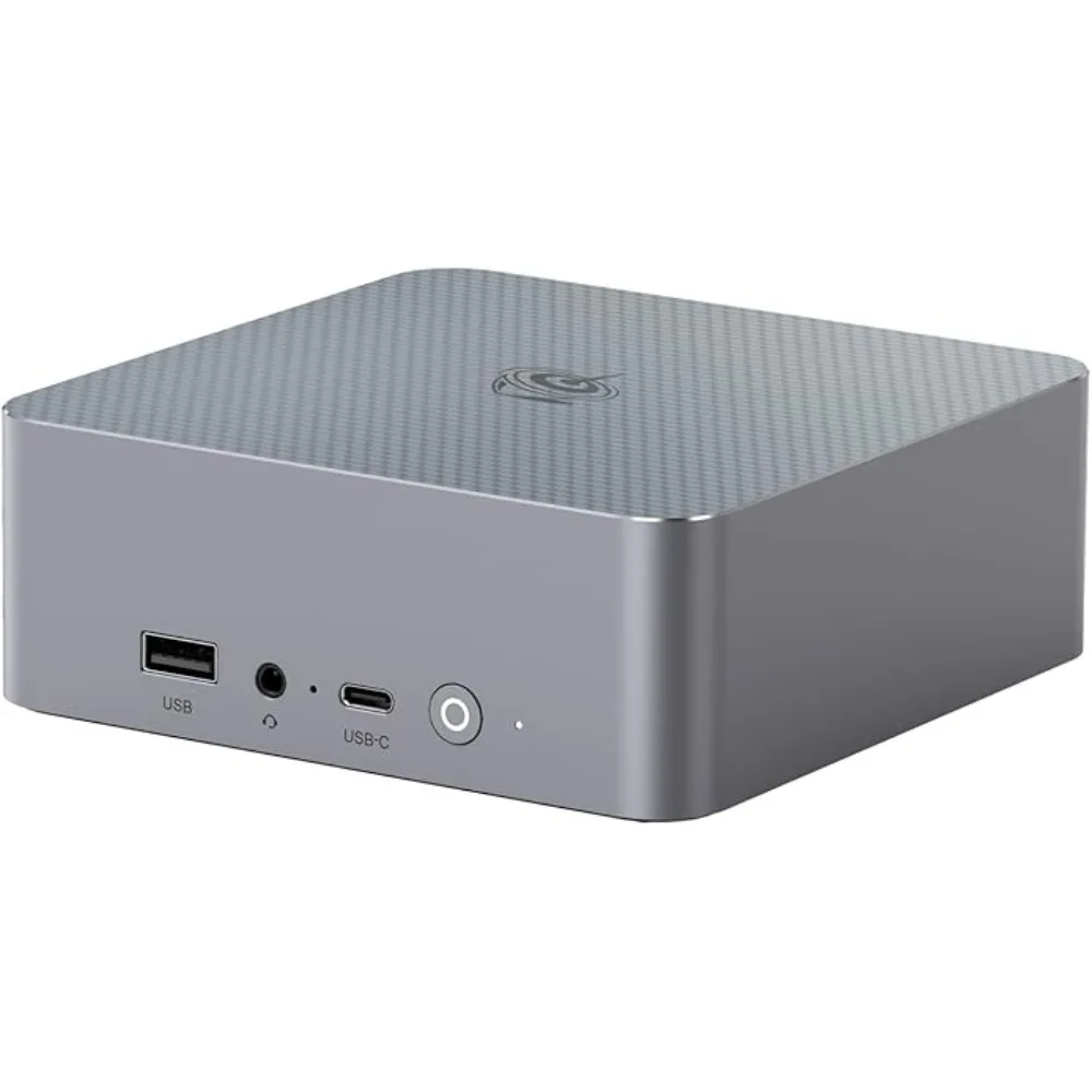 Mini PC EQR6 AMD Ryzen 5 6600H (jusqu'à 4.5GHz), 16 Go de RAM DDR5, 500 Go de SSD PCIE 4.0, LAN Touriste, AMD Radeon 660M