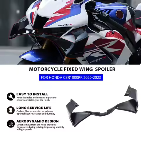 NEW For Honda CBR1000RR and CBR 1000RR fixed wing motorcycle fairing accessories, front Winglets spoiler 2020 2021 2022 2023