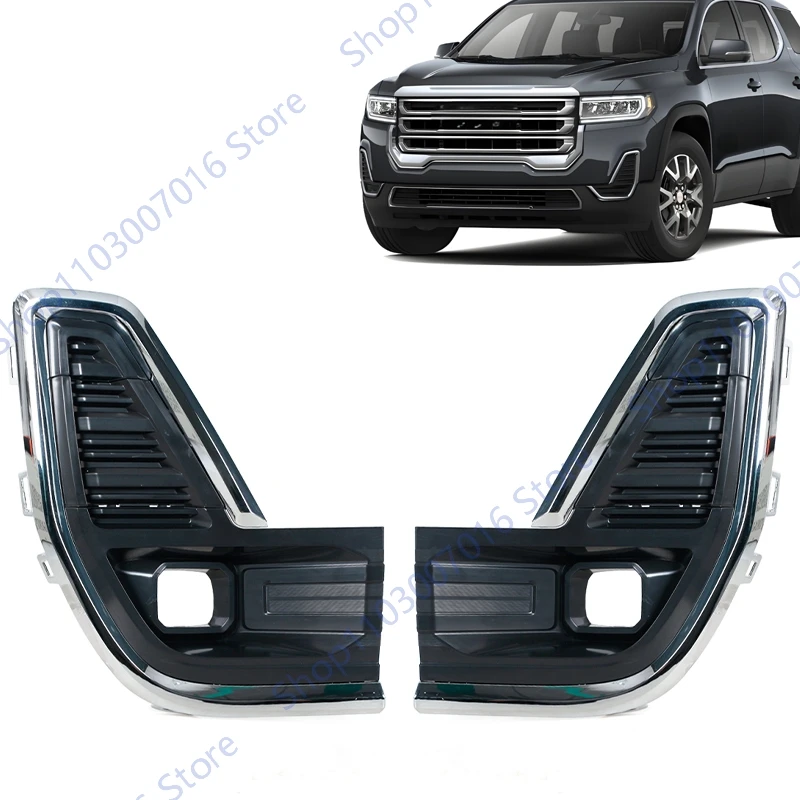 

Car Fog Light Cover Accessories For GMC Acadia 2020 2021 2022 84740045 84740047 Front Bumper Fog Light Trim Frame grille grill