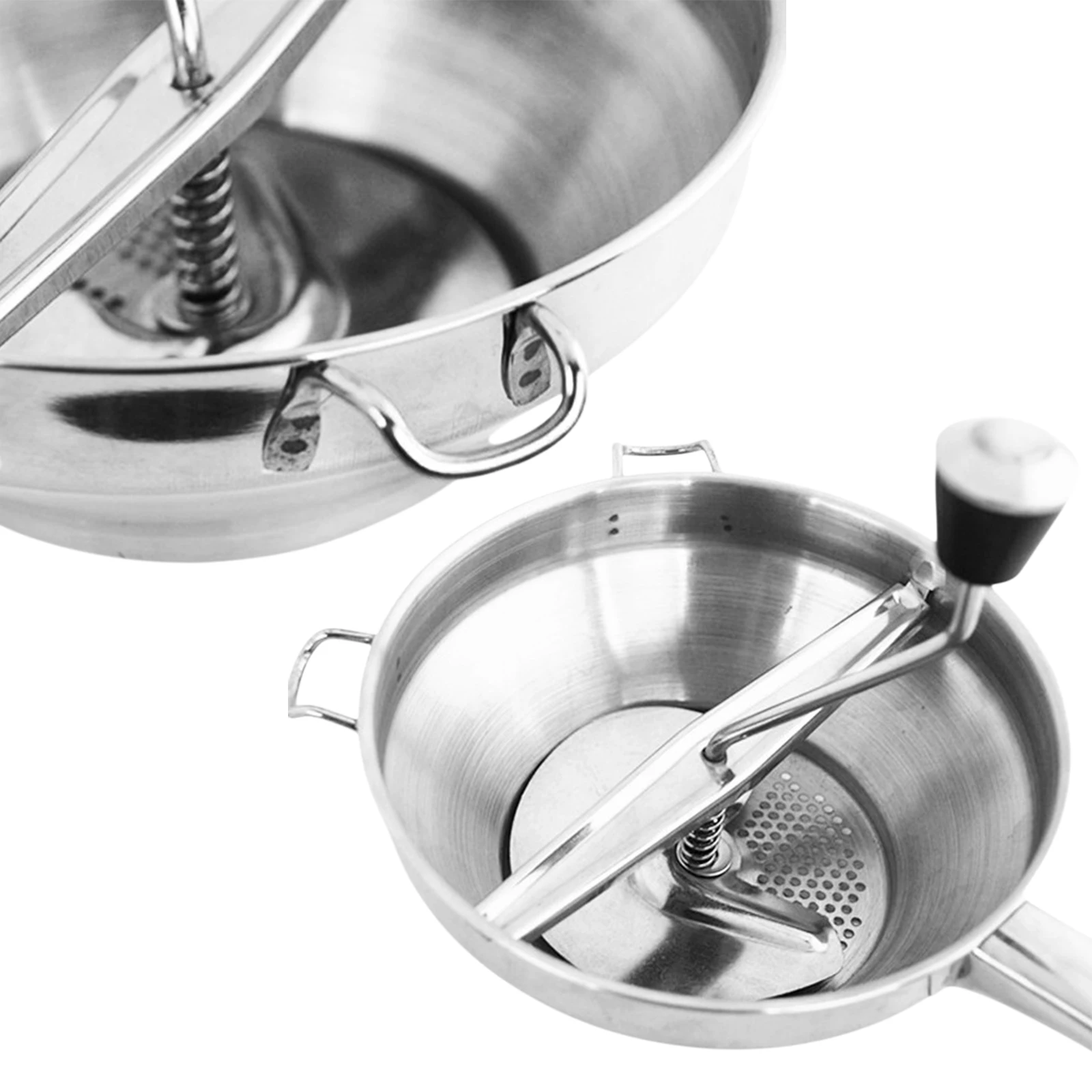 Stainless Steel Rotary Food Mill Manual Hand Press Masher Potato Ricer Vegetable Fruit Puree Maker Tool