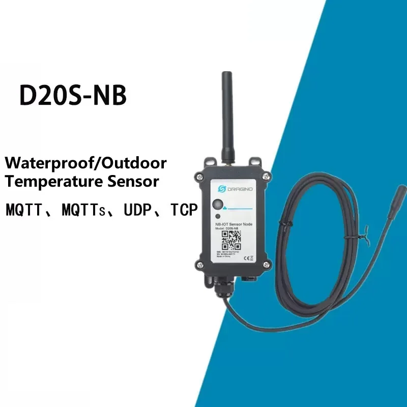 

D20S-NB NB-IoT Internet of Things Waterproof/Outdoor Temperature Sensor Supports Temperature Alarm Feature