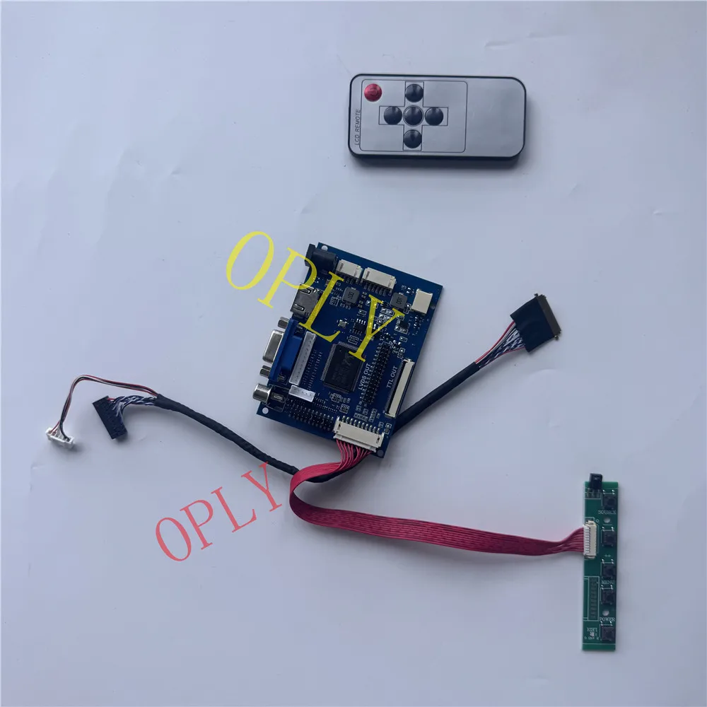 kit Work for HB140WX1 1366X768 Controller Board driver 2AV remote LCD Screen 40pin panel display LED HDMI VGA AV 14