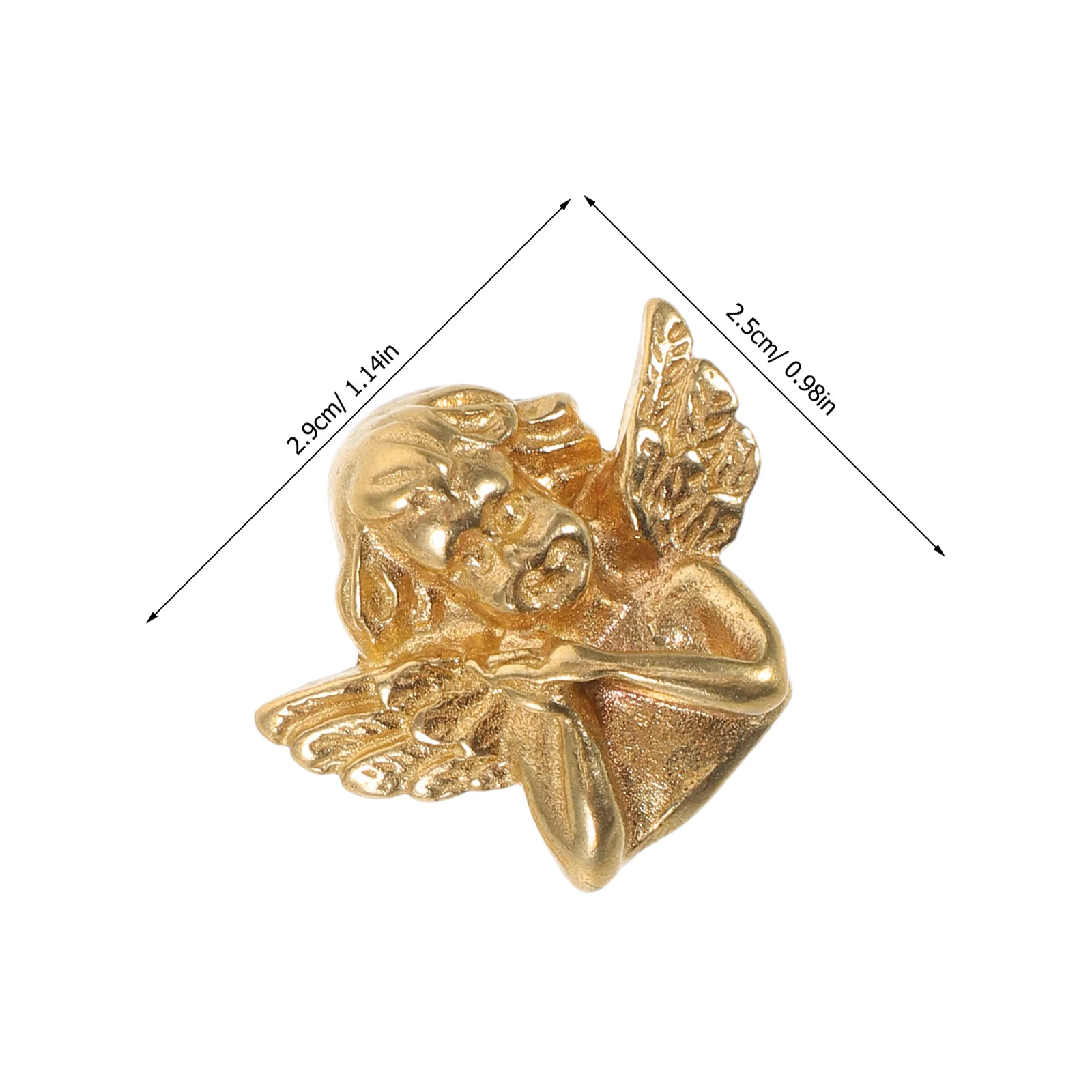 1 مجموعة 1 مجموعة النحاس الملاك على شكل خزانة معدنية مقابض سحب الباب فريد اليدوية مقابض أدراج للمطبخ خزانة خزانة الأجهزة