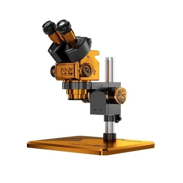 

Stereo microscope trinocular electron magnifying glass optical 6.5-60 continuous zoom