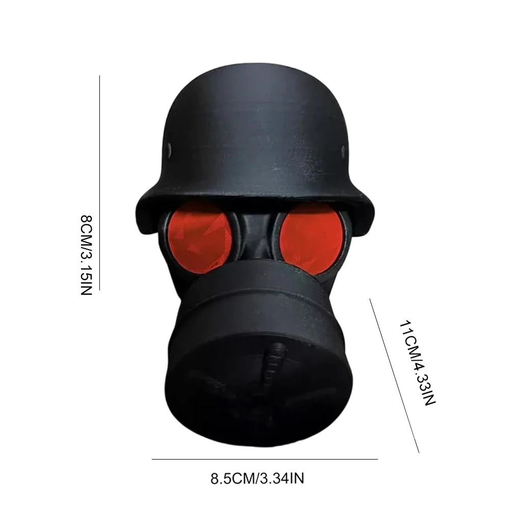 Trailer Hitch Cover Trailer Hitch Ball Cover Helmet and Gas Mask Design Trail Hitch Cover Prevent Receiver Tube From Rusting