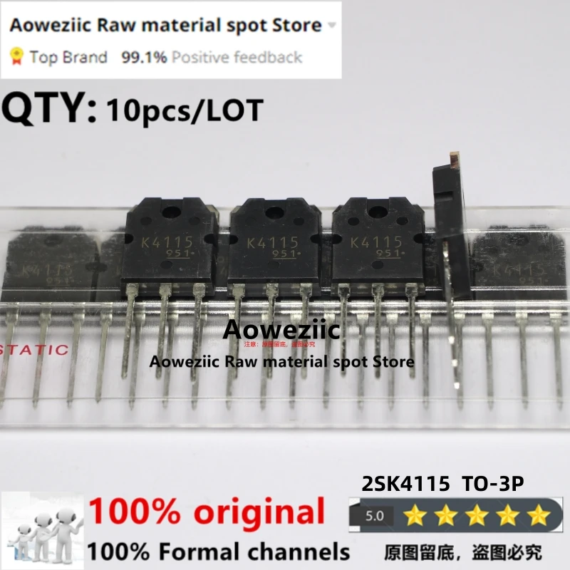 Aoweziic  100%New Imported Original  2SK4115  K4115  TO-3P     MOS FET  9A 900V