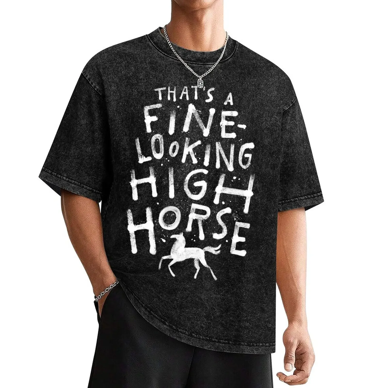 

High Horse T-Shirt graphic t shirts man t shirt customs vintage clothes sweat shirts, men