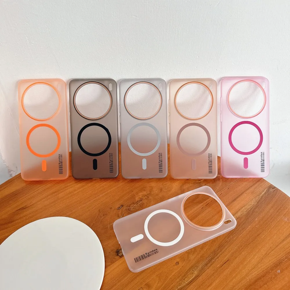 For VIVO X200 Pro Case Hard Transparent Magnetic Wireless charging Protective Back Cover Case For VIVO X200 Pro Mini Phone Shell