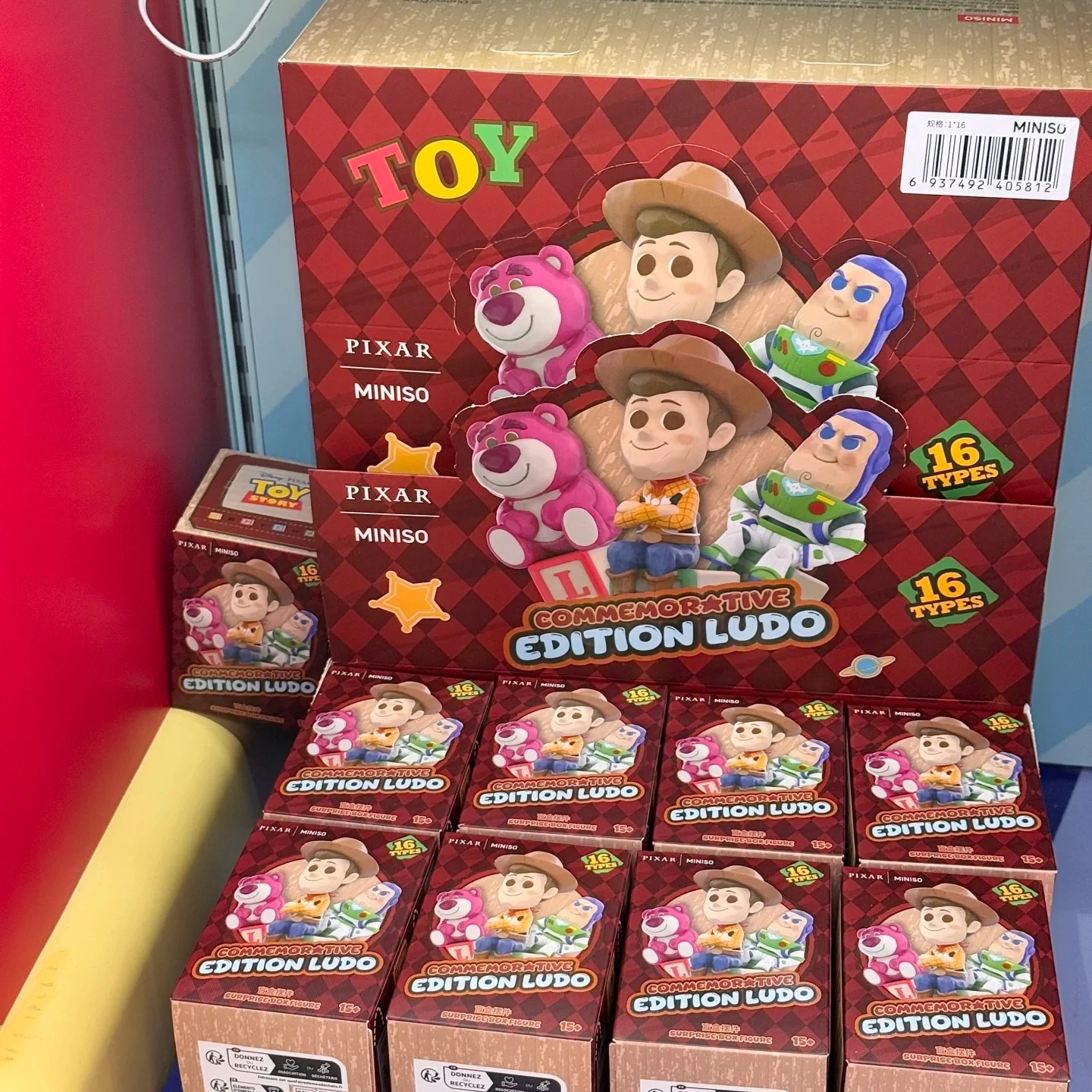 Original Pixar Toy Story edición del 30 aniversario edición conmemorativa Ludo Flying Chess caja ciega decoración de escritorio regalo