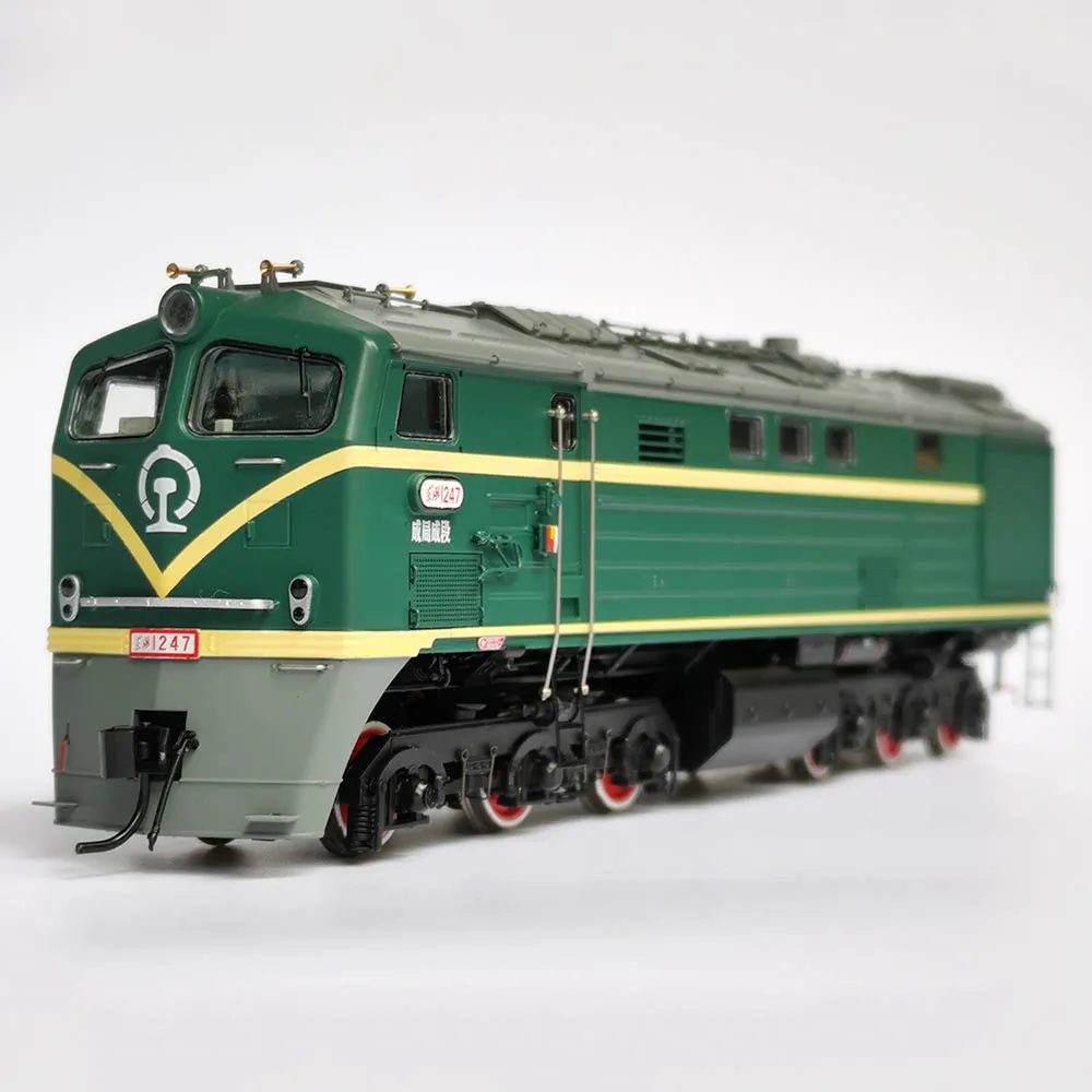 Ho zug modell dongfeng diesel lokomotive df zwei fenster version schienen auto spielzeug